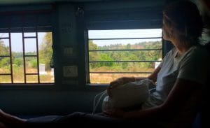 14 Stunden Zugfahrt in Indien
