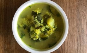 Zucchini MungDhal-Suppe
