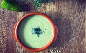 Ayurvedische Sommer-Suppe mit Kohlrabi und Gurke