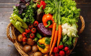 Gesundes frisches Gemüse aus der Ayurveda Küche