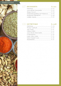 Ayurveda Kochbuch mit über 70 ayurvedischen Rezepten