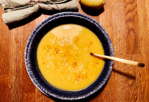 Kürbis-Zitronen-Kokos-Suppe
