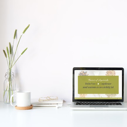 Du erfährst, wie du Blähungen, Heißhunger oder Müdigkeit nach dem Essen mit ayurvedischen Empfehlungen entgegenwirkst und deine Verdauung jeden Tag stärkst.